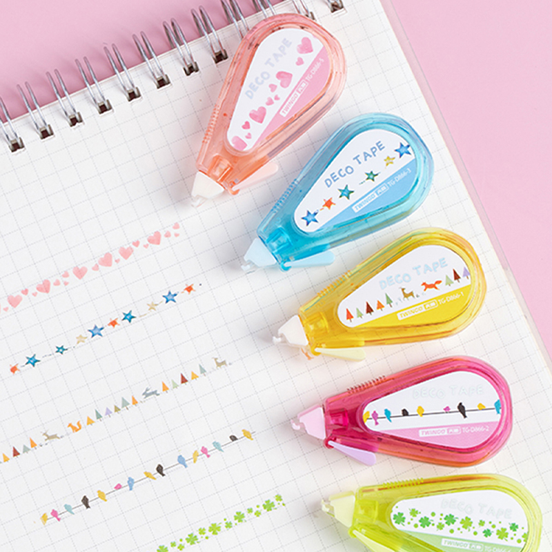 Correction Tape Roller - 1 قطعة Kawaii 5 مللي متر