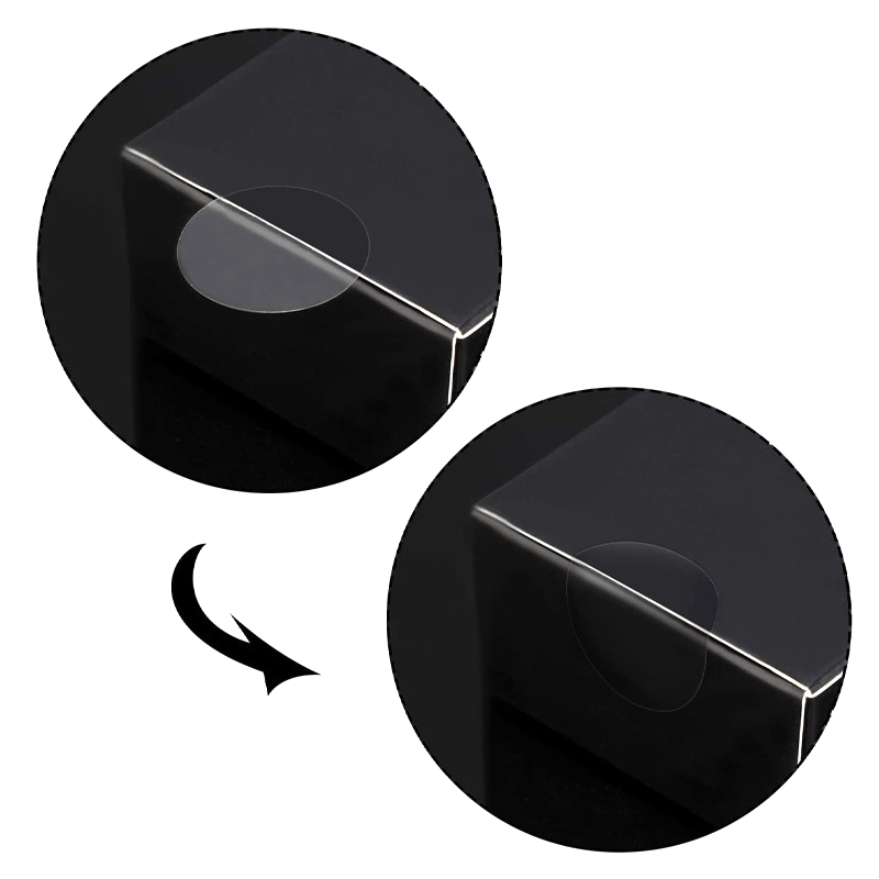 ٥٠٠ قطعة/لفة ملصقات شفافة دائر - مراجعة Sticker Label Roll وسعره
