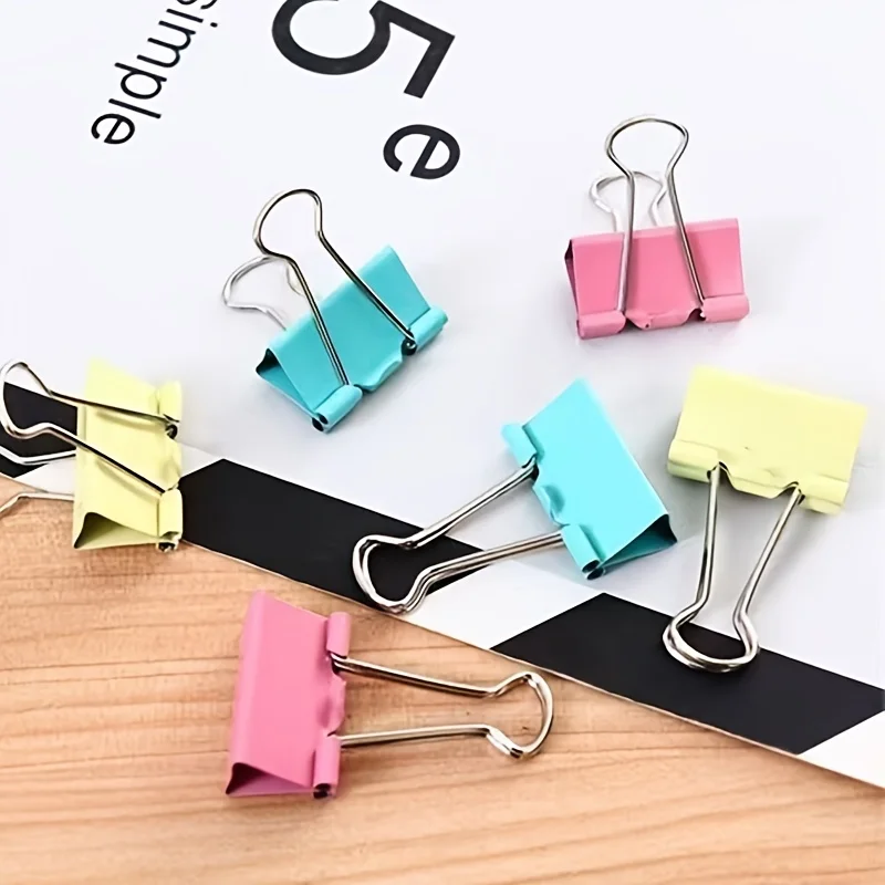 عبوة من 50 مشبكًا معدنيًا طويل - مراجعة Binder Clip Assorted وسعره